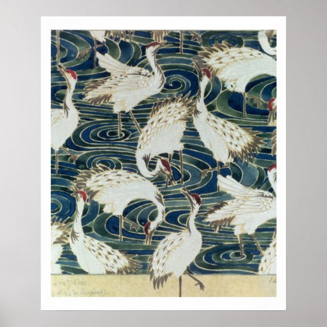 Póster Diseño de fondo de escritorio, por Silver Studio,  (Frente)