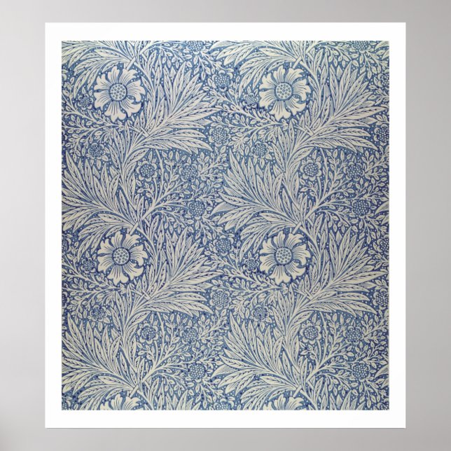 Póster Diseño de fondo de pantalla "Marigold", 1875 (Frente)