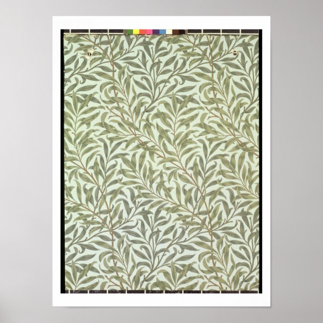 Póster Diseño de fondo de pantalla Willow Bough, 1887 (Frente)