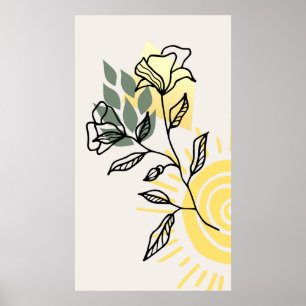 Póster Diseño de fondo moderno