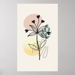 Póster diseño de fondo moderno