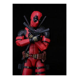 Póster Diseño de fotografía de juguetes Super Hero de Gua