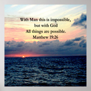 PÓSTER DISEÑO DE FOTOS 19:26 DE MOTIVATING SUNRISE MATTHE