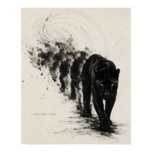 Diseño de gato negro Shadow Walker