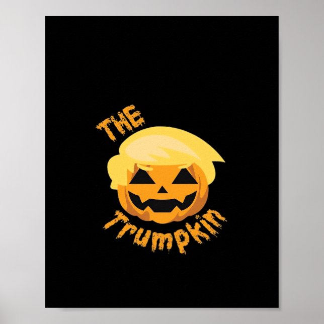 Póster Diseño de Halloween para calabaza de Trumpkin - Di (Frente)