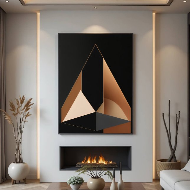Póster Diseño de interiores de lujo moderno abstracto (Subido por el creador)