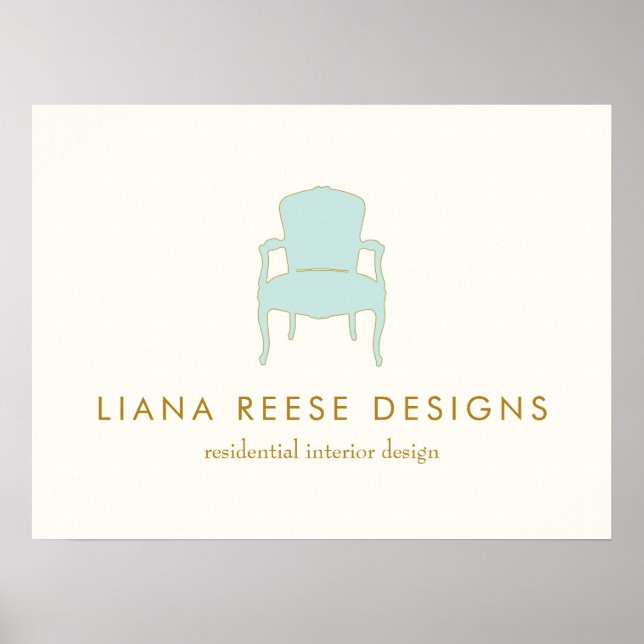 Póster Diseño de interiores - Presidencia francesa (Frente)