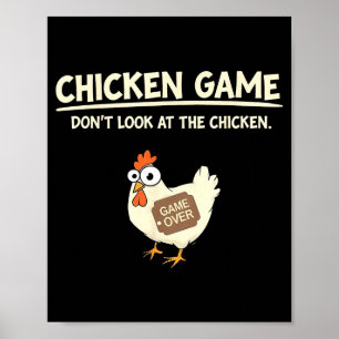 Póster Diseño de Juego de Pollo Divertido Ltd Uni Juego d