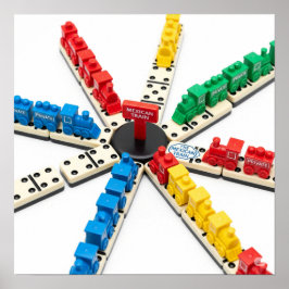 Póster Diseño de juego de trenes en México