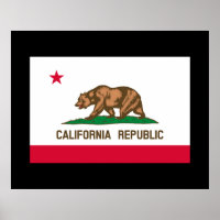 Diseño de la bandera del estado de California