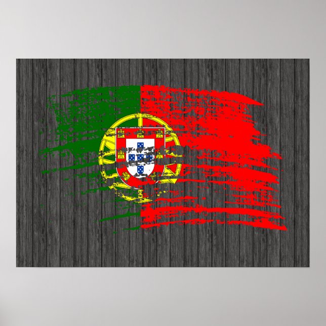 Póster Diseño de la bandera portuguesa de Guay (Frente)