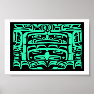 Póster Diseño de la caja de Bentwood