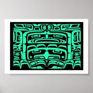 Póster Diseño de la caja de Bentwood