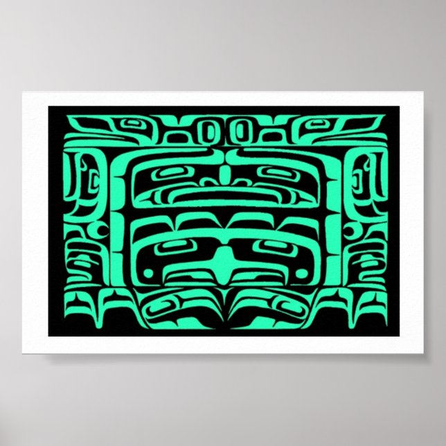 Póster Diseño de la caja de Bentwood (Frente)