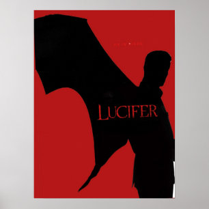 Póster Diseño de la serie de televisión Lucifer