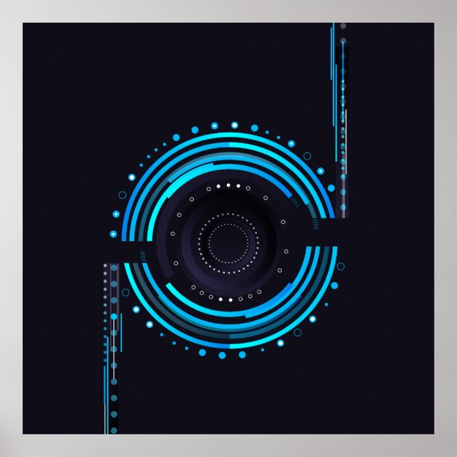 Póster Diseño de lentes de cámara Guay (Frente)