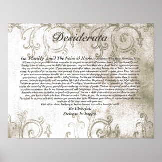Póster Diseño de marca de agua de vampiros de DESIDERATA