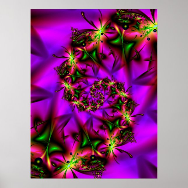 Póster Diseño de mariposa (Frente)