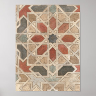 Póster Diseño de Marrakech no embellecido II