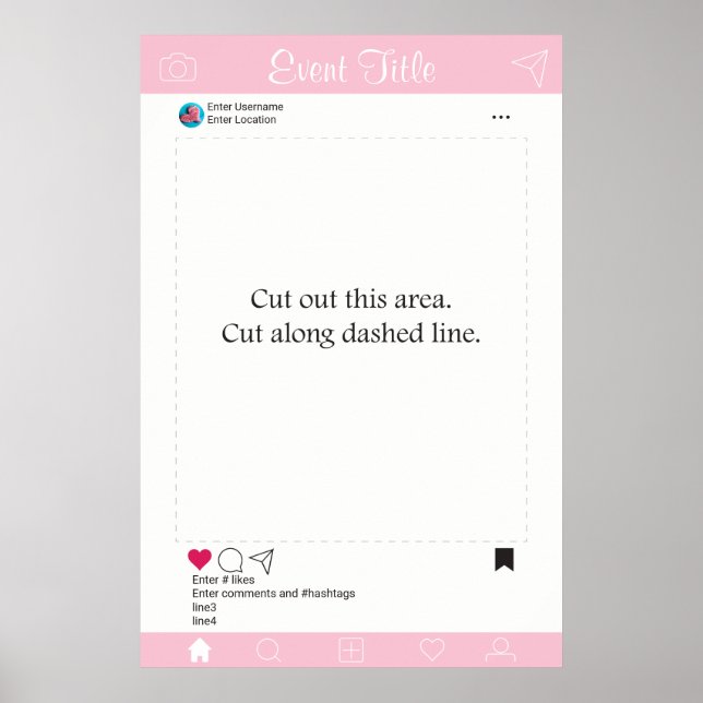 Póster Diseño de medios sociales del Poster de tramas de  (Frente)