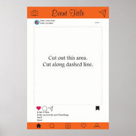 Póster Diseño de medios sociales del Poster de tramas de 