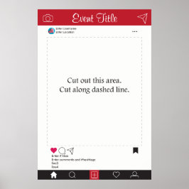 Póster Diseño de medios sociales del Poster de tramas de 