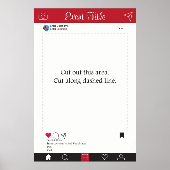 Póster Diseño de medios sociales del Poster de tramas de  (Frente)