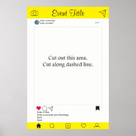 Póster Diseño de medios sociales del Poster de tramas de 