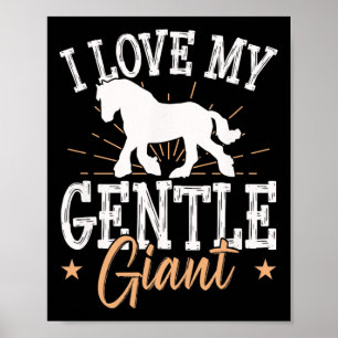 Póster Diseño De Meme De Caballo Borrador Para Un Pie De 