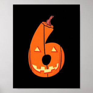 Póster Diseño de meme divertido seis siete 6 7 para parej