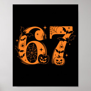 Póster Diseño de meme divertido Six Seven 6 7 para pareja