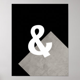 Póster diseño de moda moderno, audaz y poster