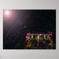 Diseño de modelos de dientes Poster dentista ortod