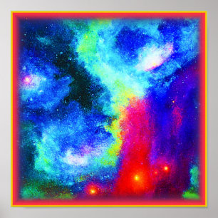 Póster Diseño de Nebulosa Galaxy. ¡Hazte con una en Zazzl