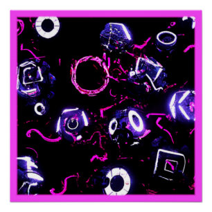 Póster Diseño de Neon Art. ¡Hazte con una en Zazzle