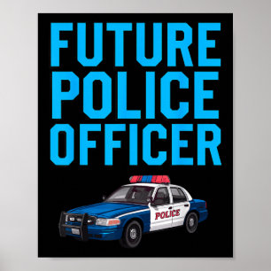 Póster Diseño de oficiales de policía de Guay para niños