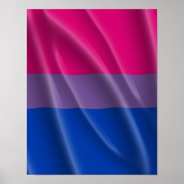 Póster DISEÑO DE OLA DE ORGULLO BISEXUAL - ORGULLO 2014.p (Frente)
