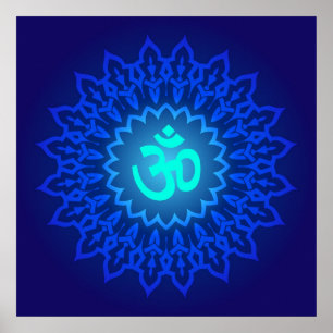 Póster Diseño de Om decorativo