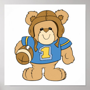 Póster Diseño de oso de peluche de juguete