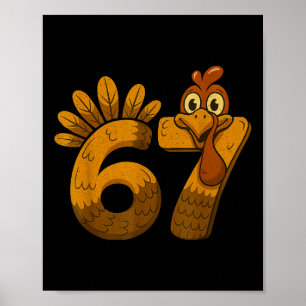 Póster Diseño de otoño del día de acción de gracias diver