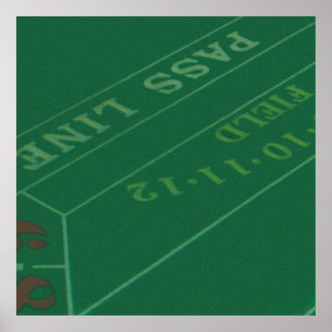 Póster Diseño de papel de envolvimiento de mesa para juga