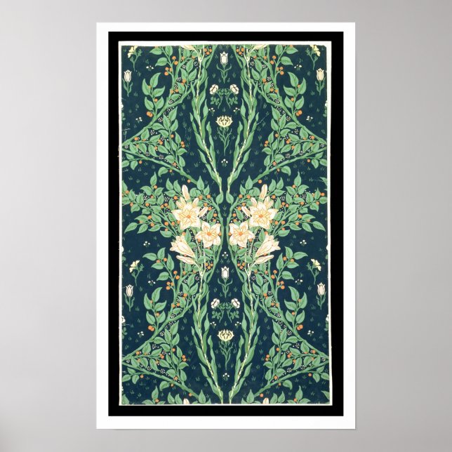 Póster Diseño de papel pintado de Francesca (Frente)