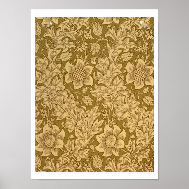 Póster Diseño de papel pintado "fritillary", 1885 (Frente)