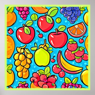 Póster Diseño de patrones fructíferos