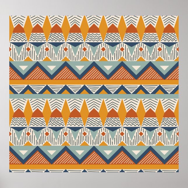 Póster Diseño de patrones sin inconvenientes de estilo na (Frente)