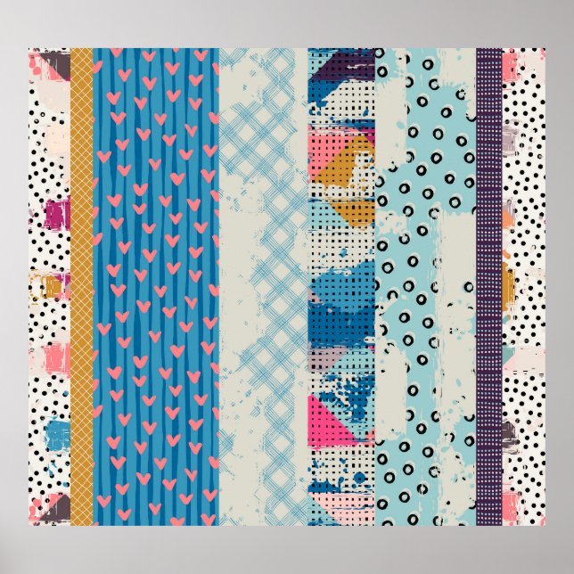 Póster Diseño de patrones sin inconvenientes de mosaicos  (Frente)