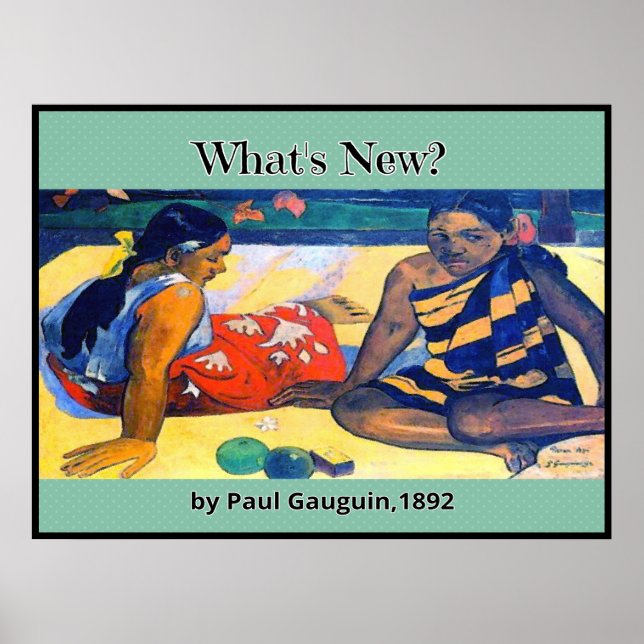 Póster Diseño de Paul Gauguin (Frente)