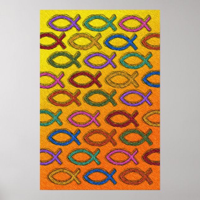 PÓSTER DISEÑO DE PESCADO DE JESUS (Frente)