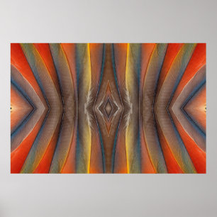 Póster Diseño de plumas de mazapán