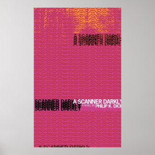 Póster Diseño de portada de libros oscuros de Scanner